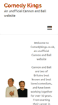 Mobile Screenshot of comedykings.co.uk